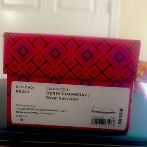 Blue Jean Espadrilles by Tory Burch